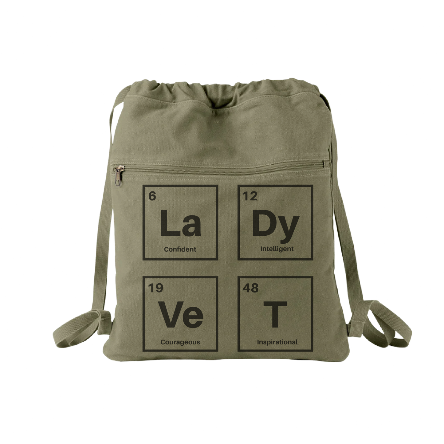 Lady Vet Canvas Cinch Bag